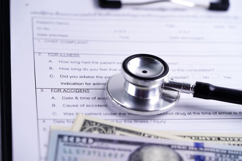 health-insurance-accident-claim-form-with-stethosc
